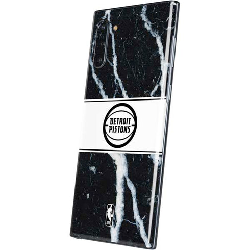 NBA Detroit Pistons Marble Galaxy Note 10 Skin
