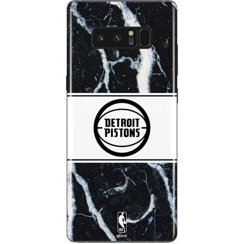 NBA Detroit Pistons Marble Galaxy Note 8 Skin