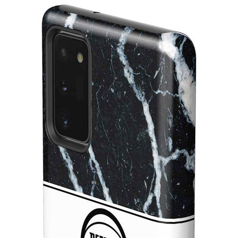 NBA Detroit Pistons Marble Galaxy Note20 5G Pro Case