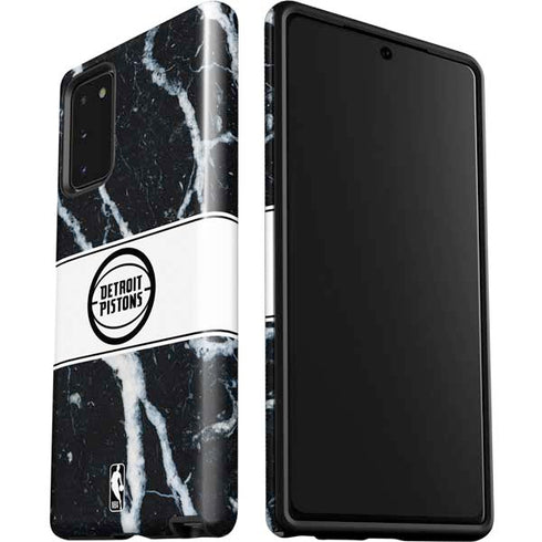 NBA Detroit Pistons Marble Galaxy Note20 5G Pro Case