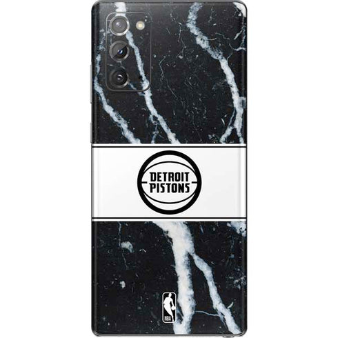 NBA Detroit Pistons Marble Galaxy Note20 5G Skin