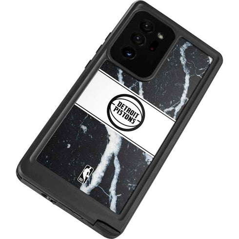 NBA Detroit Pistons Marble Galaxy Note20 Ultra 5G Waterproof Case