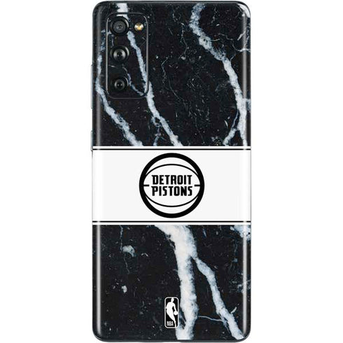 NBA Detroit Pistons Marble Galaxy S20 Fan Edition Skin