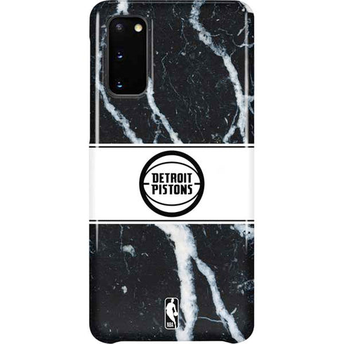 NBA Detroit Pistons Marble Galaxy S20 Lite Case