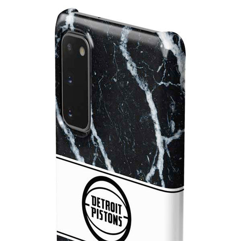 NBA Detroit Pistons Marble Galaxy S20 Lite Case