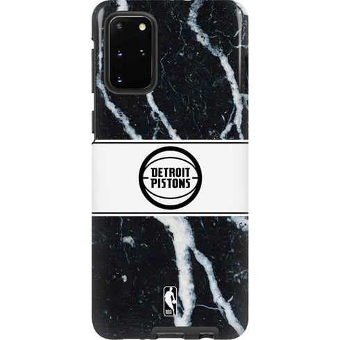 NBA Detroit Pistons Marble Galaxy S20 Plus Pro Case