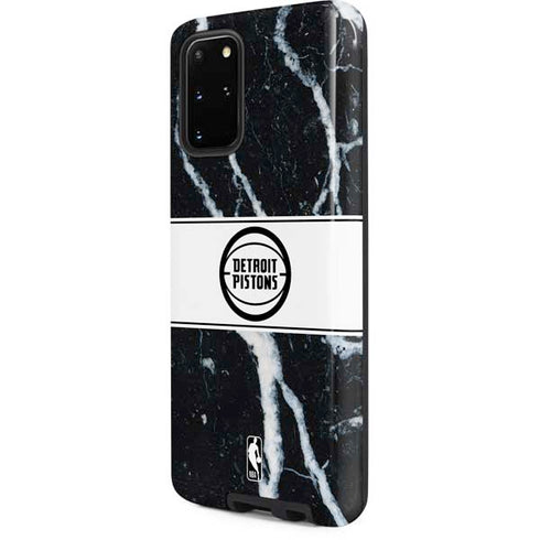 NBA Detroit Pistons Marble Galaxy S20 Plus Pro Case