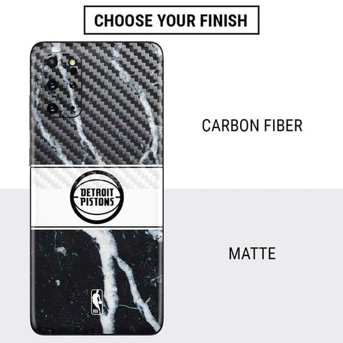 NBA Detroit Pistons Marble Galaxy S20 Plus Skin