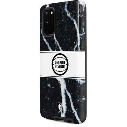 NBA Detroit Pistons Marble Galaxy S20 Pro Case