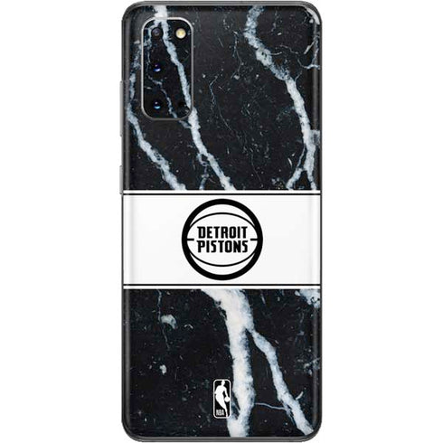 NBA Detroit Pistons Marble Galaxy S20 Skin
