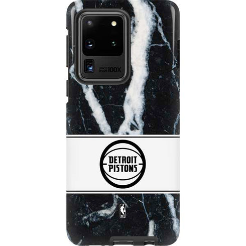 NBA Detroit Pistons Marble Galaxy S20 Ultra 5G Pro Case