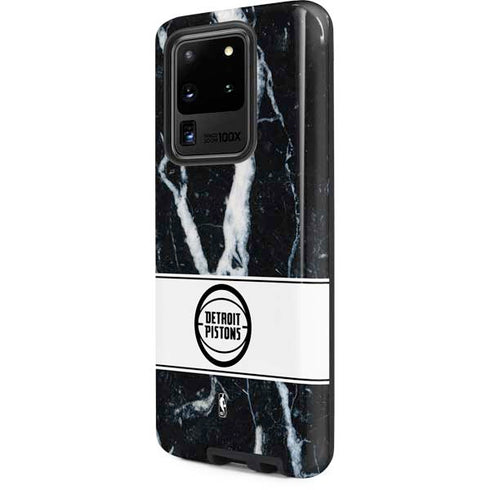 NBA Detroit Pistons Marble Galaxy S20 Ultra 5G Pro Case