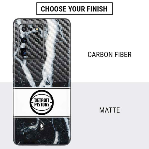 NBA Detroit Pistons Marble Galaxy S20 Ultra 5G Skin