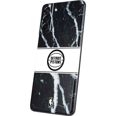 NBA Detroit Pistons Marble Galaxy S21 5G Skin