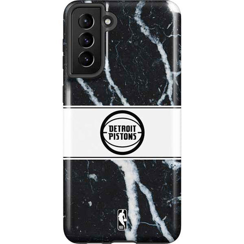 NBA Detroit Pistons Marble Galaxy S21 Plus 5G Pro Case