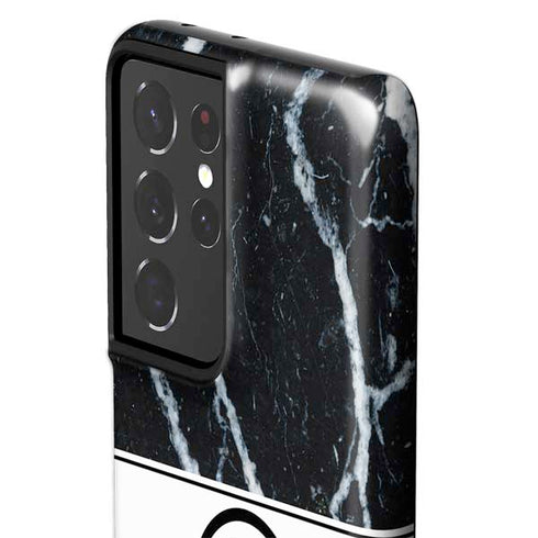 NBA Detroit Pistons Marble Galaxy S21 Ultra 5G Pro Case