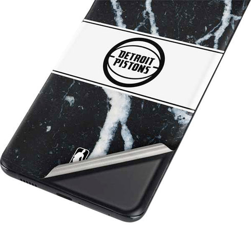 NBA Detroit Pistons Marble Galaxy S21 Ultra 5G Skin