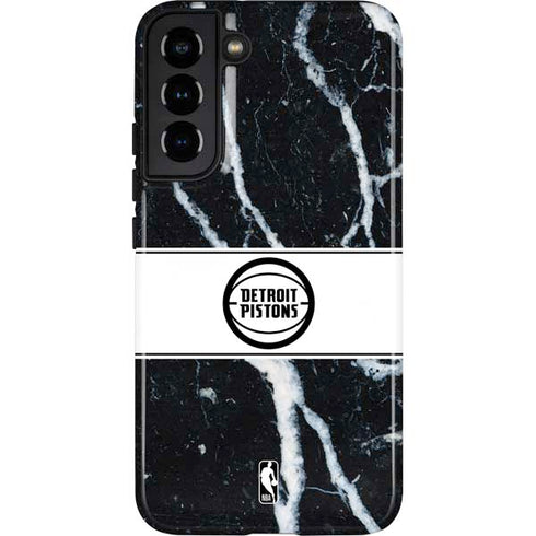 NBA Detroit Pistons Marble Galaxy S22 Plus Pro Case
