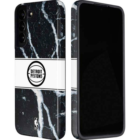 NBA Detroit Pistons Marble Galaxy S22 Plus Pro Case