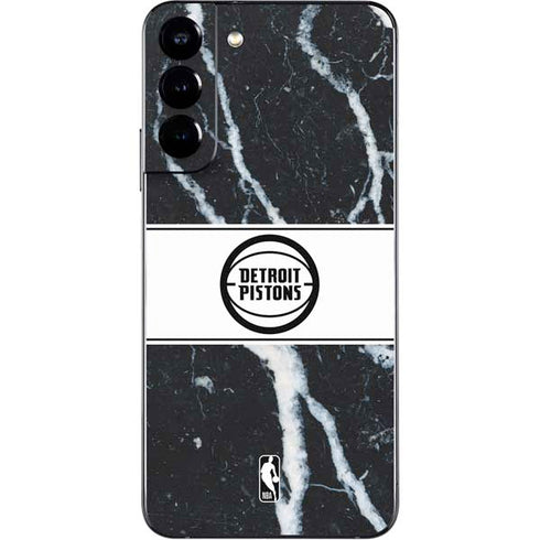 NBA Detroit Pistons Marble Galaxy S22 Plus Skin