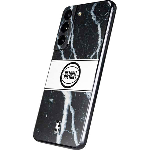 NBA Detroit Pistons Marble Galaxy S22 Skin