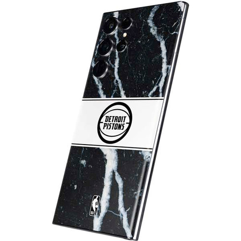NBA Detroit Pistons Marble Galaxy S22 Ultra Skin