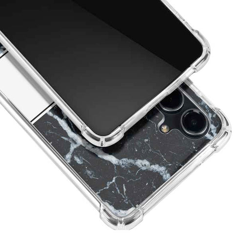 NBA Detroit Pistons Marble Galaxy S23 FE Clear Case