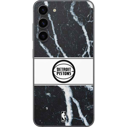 NBA Detroit Pistons Marble Galaxy S23 Plus Skin