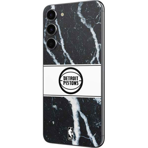 NBA Detroit Pistons Marble Galaxy S23 Plus Skin