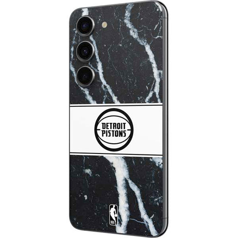 NBA Detroit Pistons Marble Galaxy S23 Skin