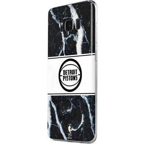 NBA Detroit Pistons Marble Galaxy S8 Plus Skin