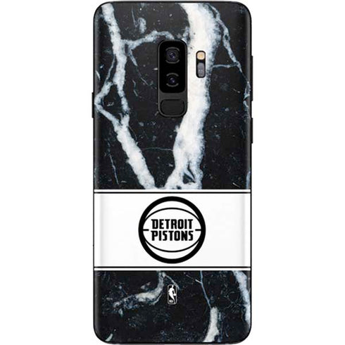 NBA Detroit Pistons Marble Galaxy S9 Plus Skin
