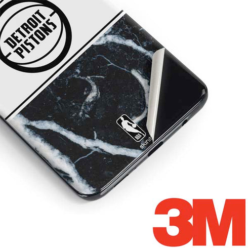 NBA Detroit Pistons Marble Galaxy S9 Skin