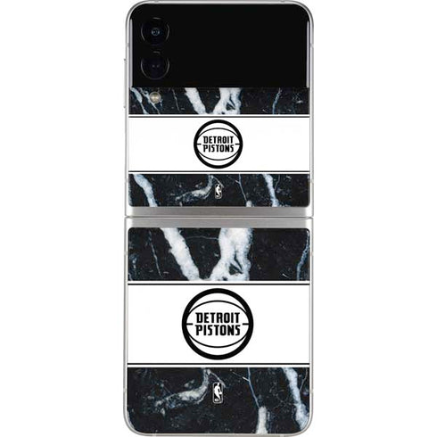 NBA Detroit Pistons Marble Galaxy Z Flip4 5G Skin