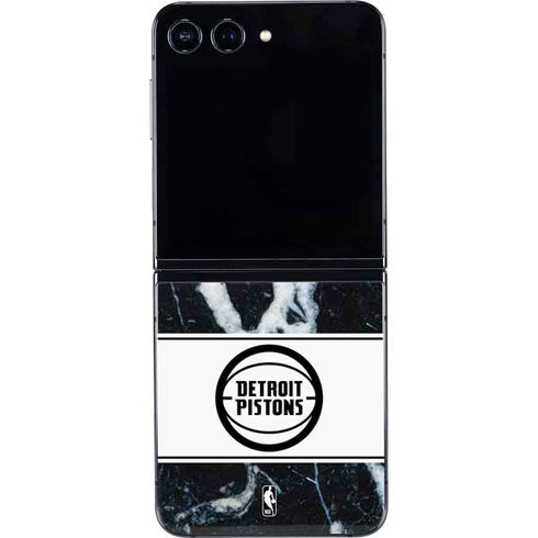 NBA Detroit Pistons Marble Galaxy Z Flip5 5G Skin
