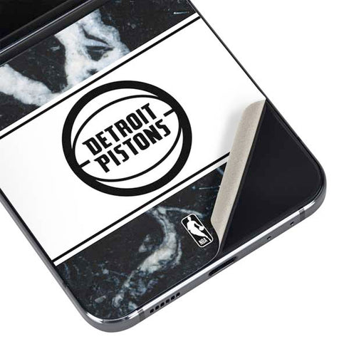 NBA Detroit Pistons Marble Galaxy Z Flip5 5G Skin