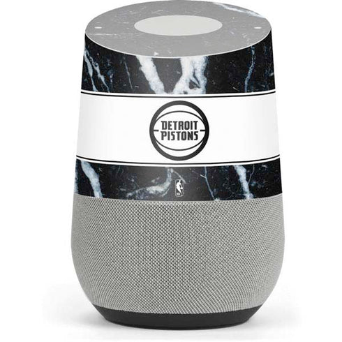 NBA Detroit Pistons Marble Google Home Skin