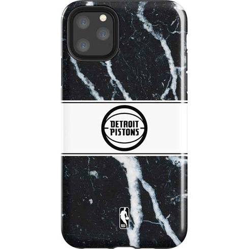 NBA Detroit Pistons Marble iPhone 11 Pro Max Impact Case