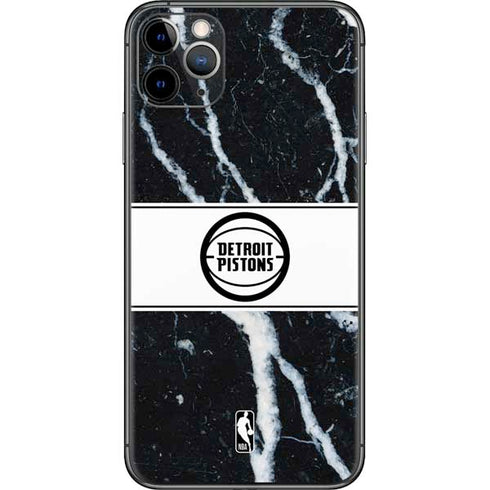 NBA Detroit Pistons Marble iPhone 11 Pro Max Skin
