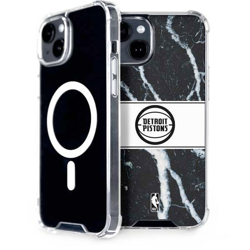 NBA Detroit Pistons Marble iPhone 13 MagSafe Case