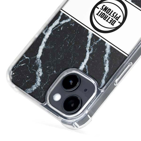 NBA Detroit Pistons Marble iPhone 13 MagSafe Case