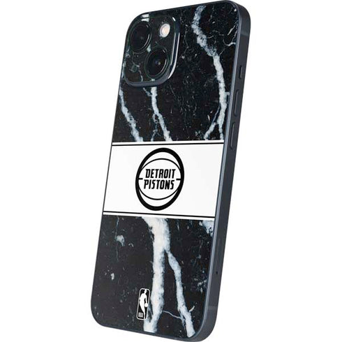 NBA Detroit Pistons Marble iPhone 13 Mini Skin