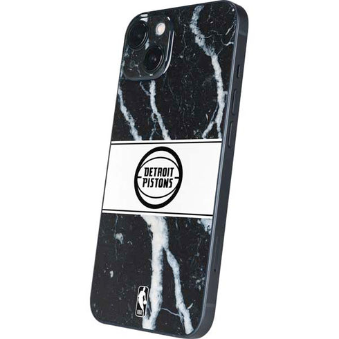 NBA Detroit Pistons Marble iPhone 14 Plus Skin