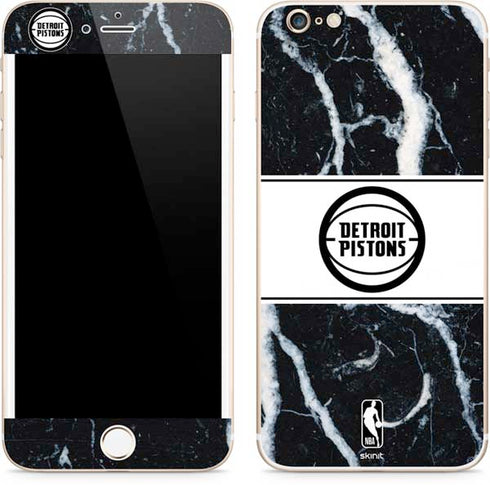 NBA Detroit Pistons Marble iPhone 6/6s Plus Skin