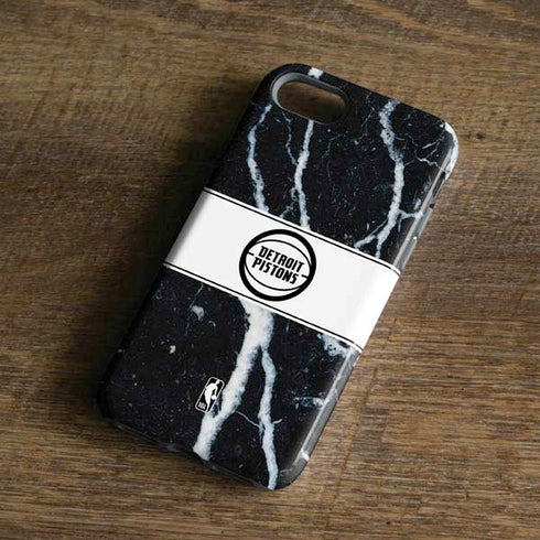 NBA Detroit Pistons Marble iPhone 7 Pro Case