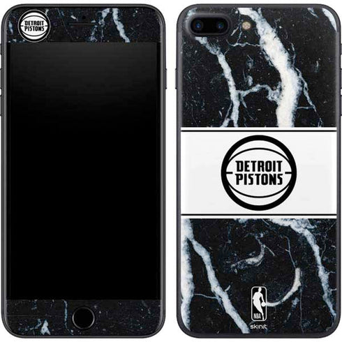 NBA Detroit Pistons Marble iPhone 8 Plus Skin