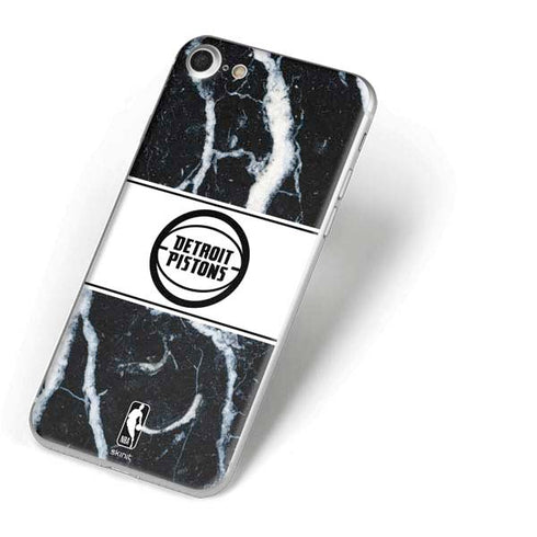NBA Detroit Pistons Marble iPhone 8 Skin