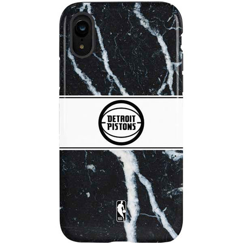 NBA Detroit Pistons Marble iPhone XR Pro Case