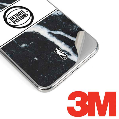 NBA Detroit Pistons Marble iPhone XR Skin