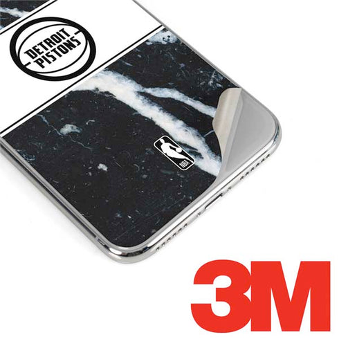 NBA Detroit Pistons Marble iPhone XS Max Skin